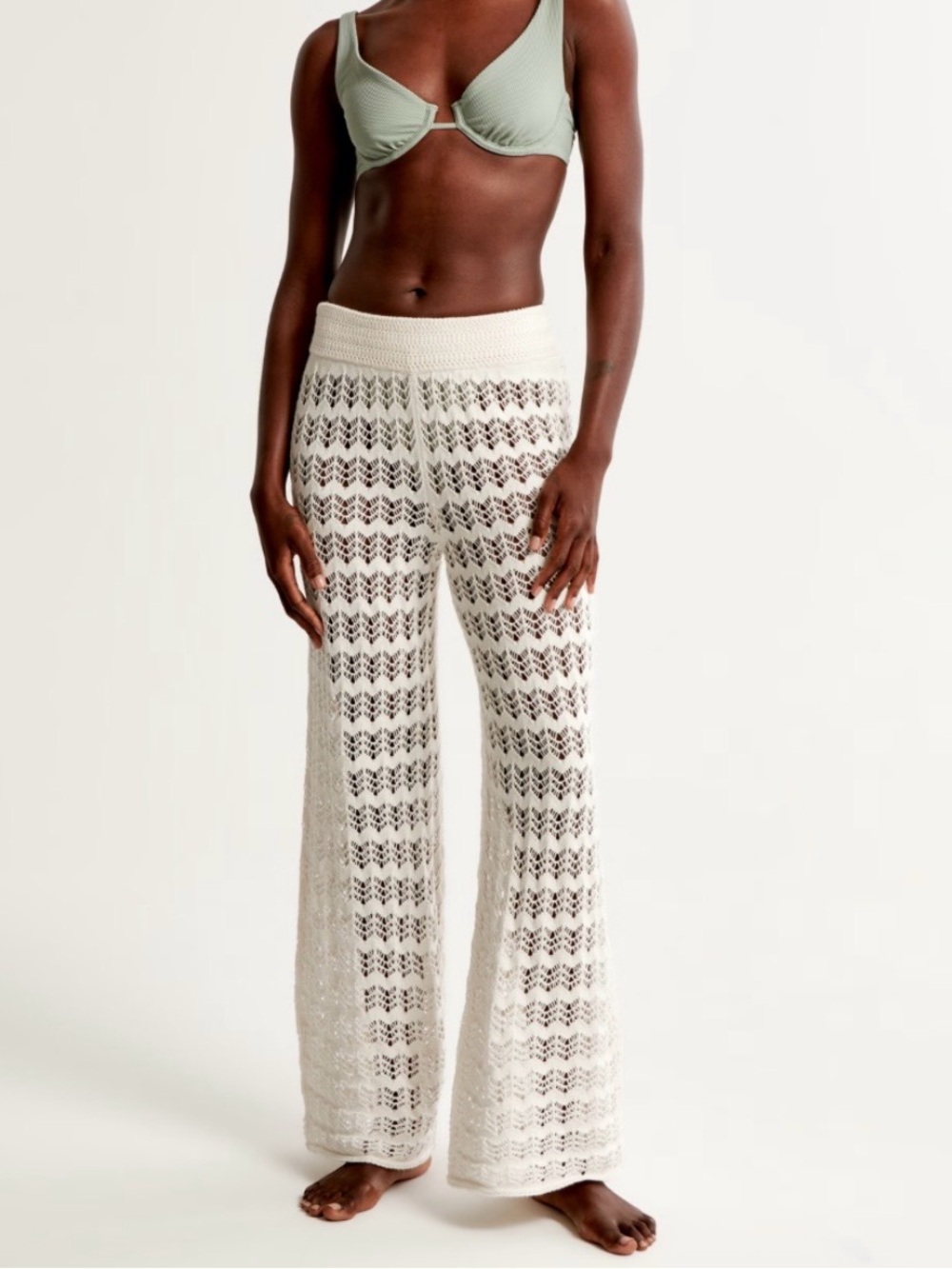 Abercrombie & Fitch Open Knit Pants